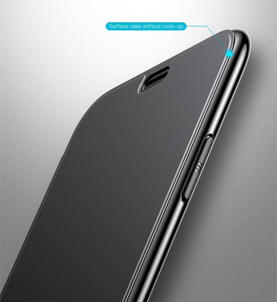 Funda Baseus Iphone X Gel con Cristal Templado.