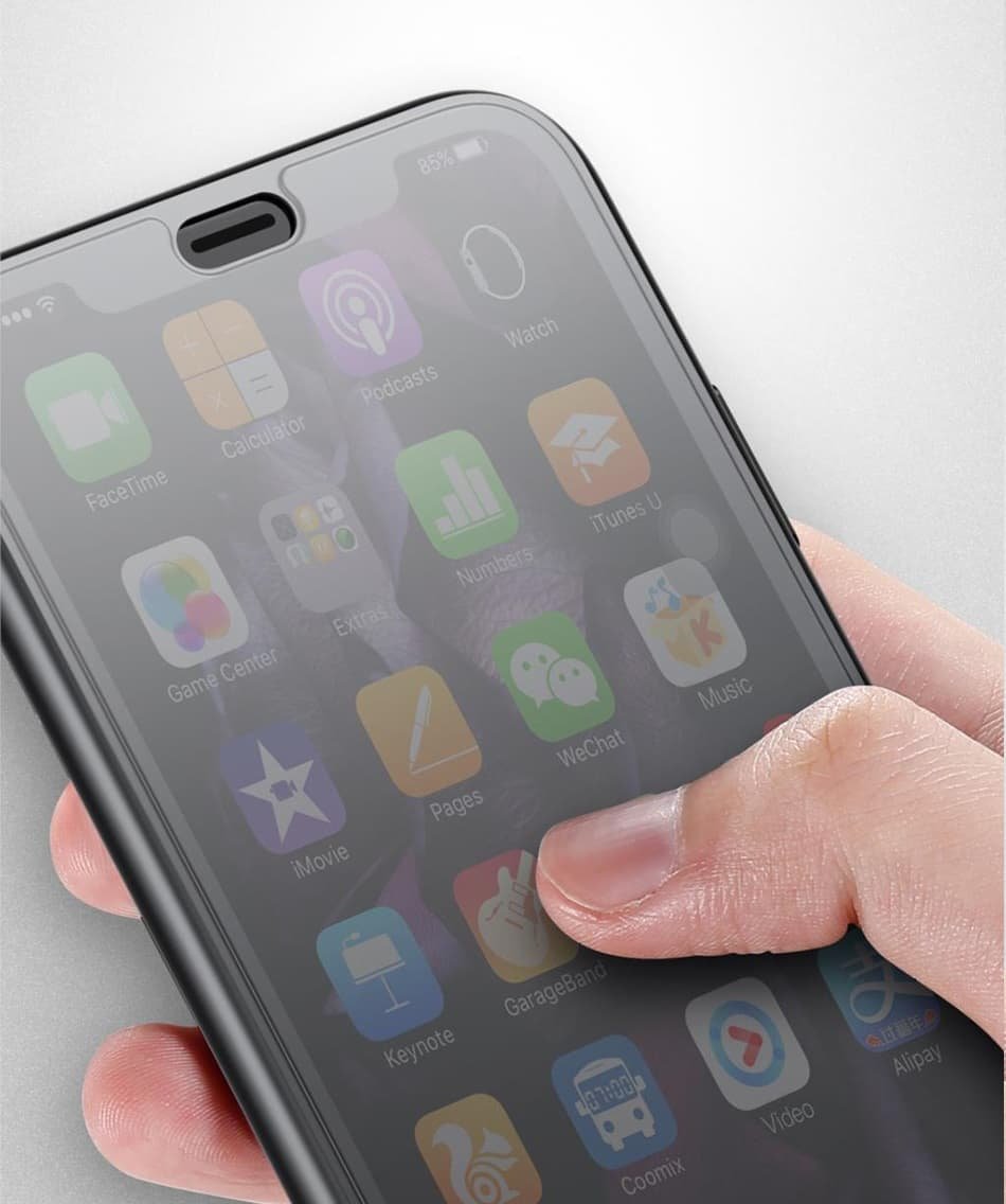 Funda Baseus Iphone X Gel con Cristal Templado.