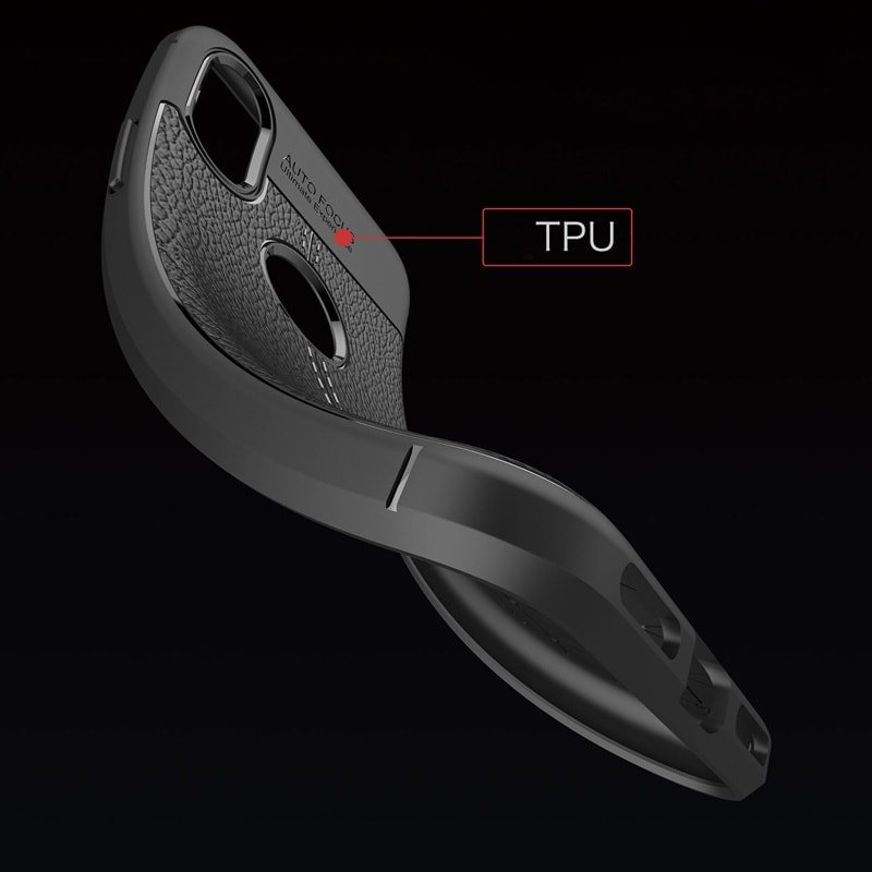 Funda iPhone X Gel Cuero 3D.