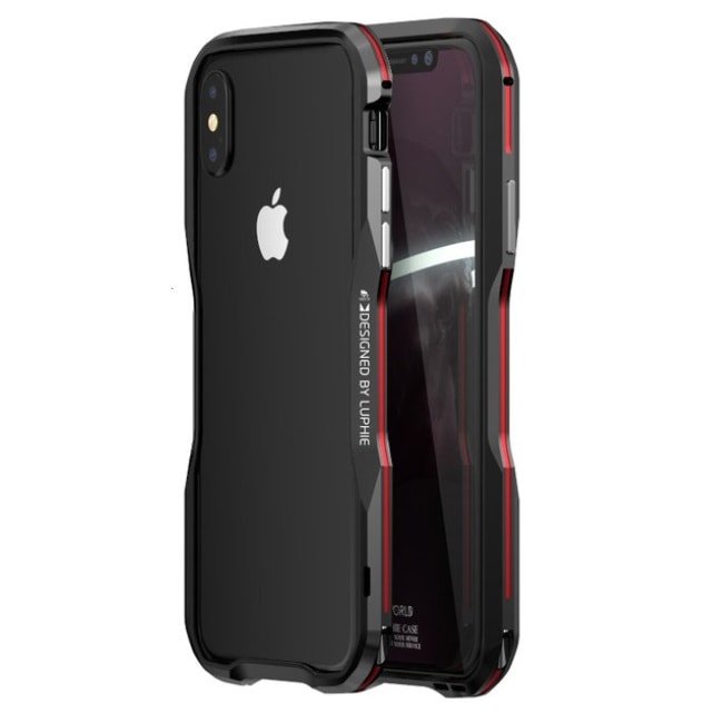 Funda Iphone X Aluminio Stex Roja.