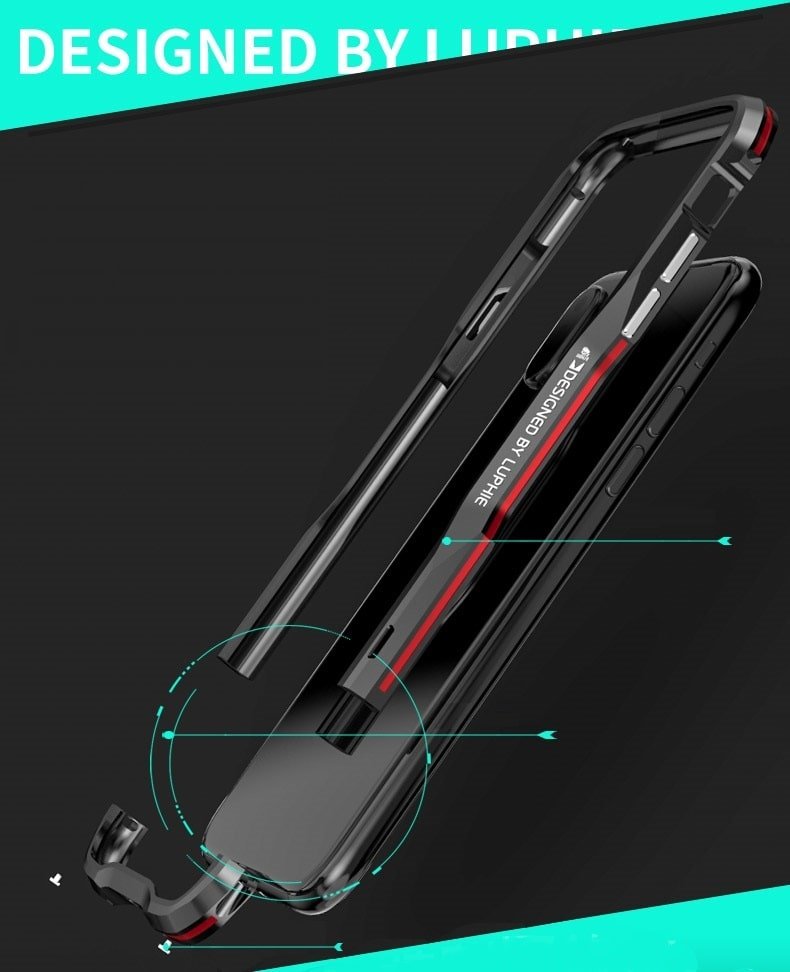 Funda Iphone X Aluminio Stex Rosa.