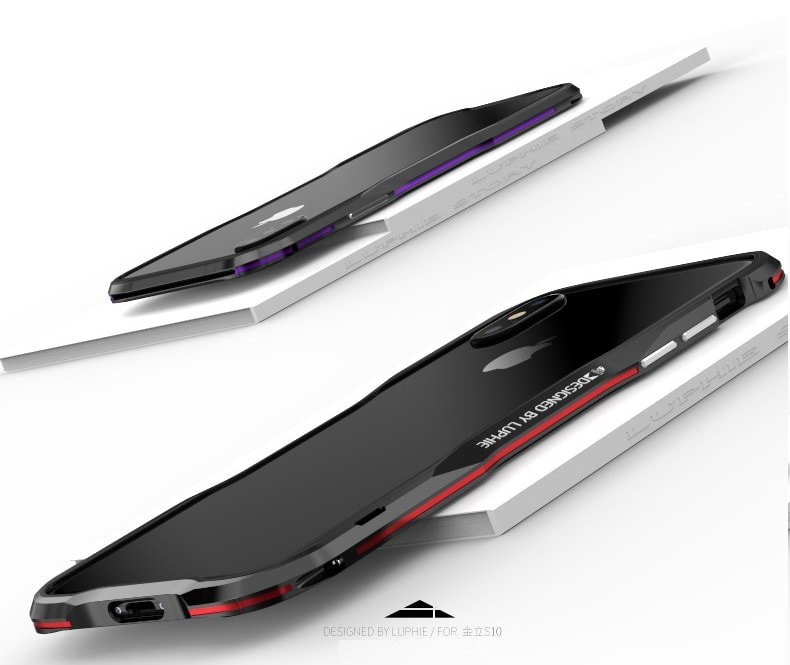 Funda Iphone X Aluminio Stex Rosa.