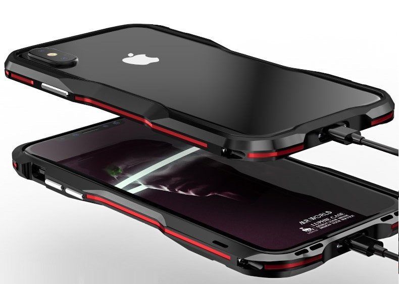 Funda Iphone X Aluminio Stex Rosa.