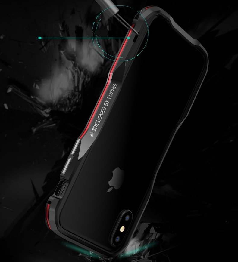 Funda Iphone X Aluminio Stex Rosa.