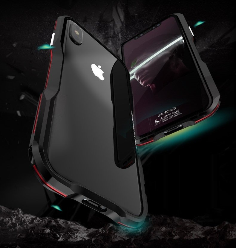 Funda Iphone X Aluminio Stex Rosa.