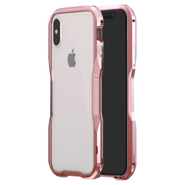 Funda Iphone X Aluminio Stex Rosa.