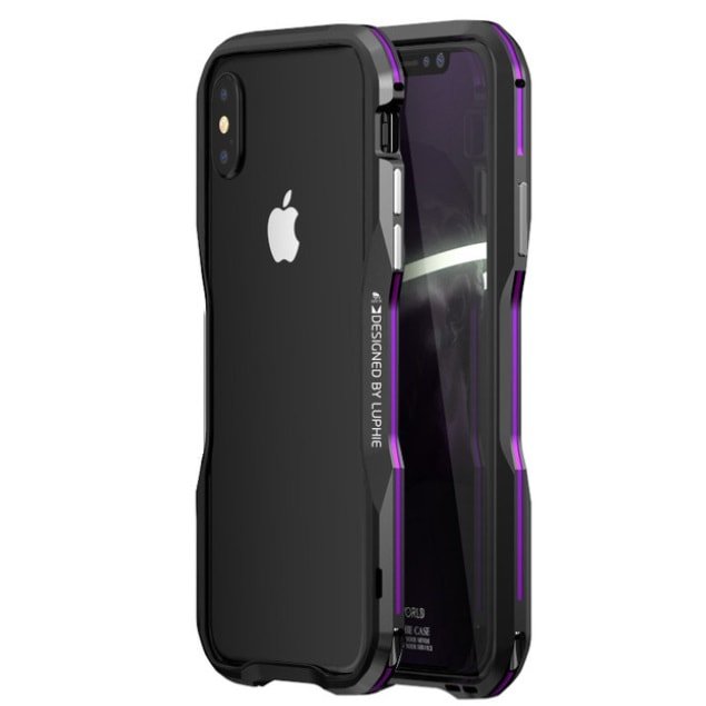 Funda Iphone X Aluminio Stex Violeta.