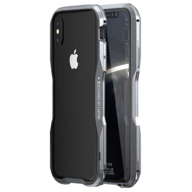 Funda Iphone X Aluminio Stex Gris.