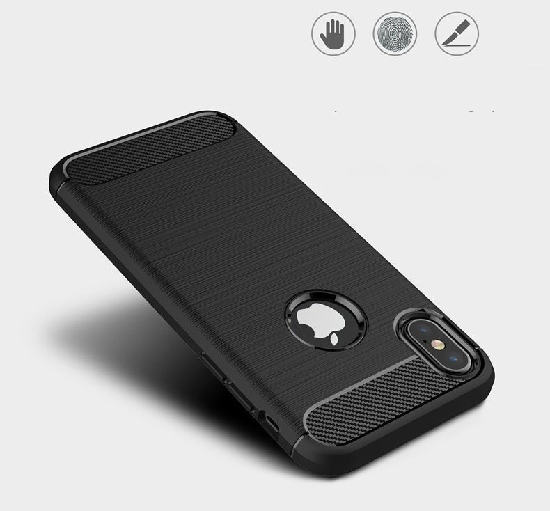 Funda Gel iPhone X AntiGolpes Raid.