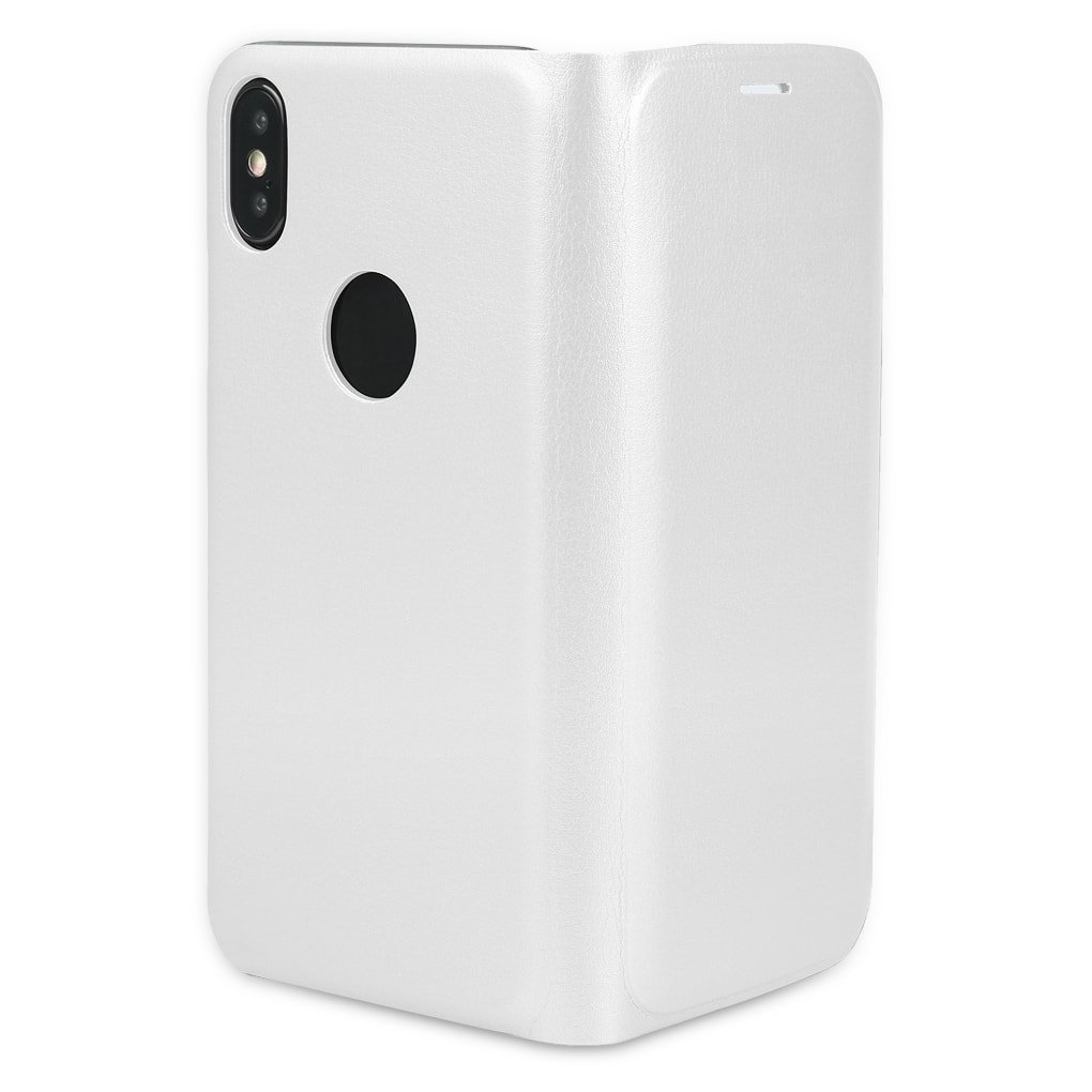 Funda Libro iPhone X blanca.