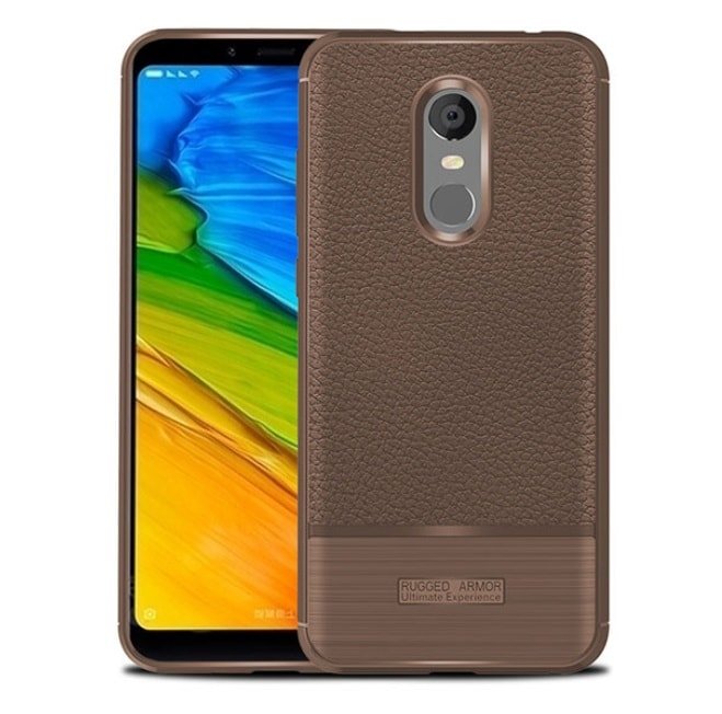 Funda Xiaomi Redmi 5 Plus Gel Rugged marron