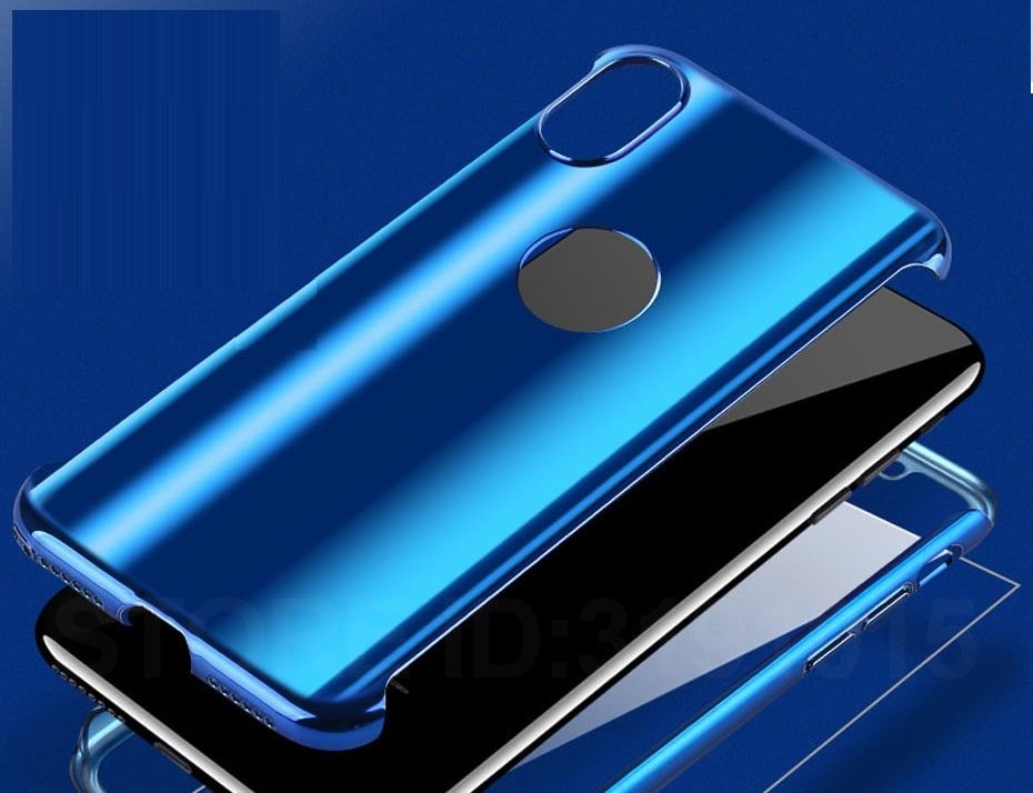 Funda Iphone X Aluminio 360 Completa detalle