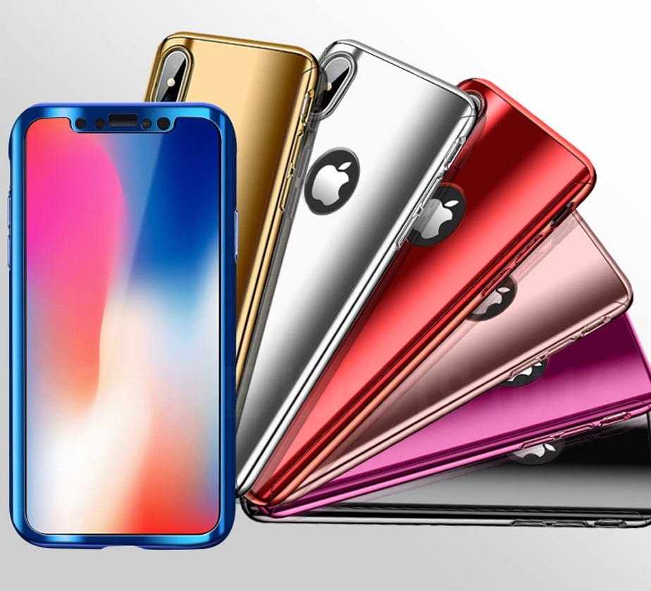 Funda Iphone X Aluminio 360 Completa.