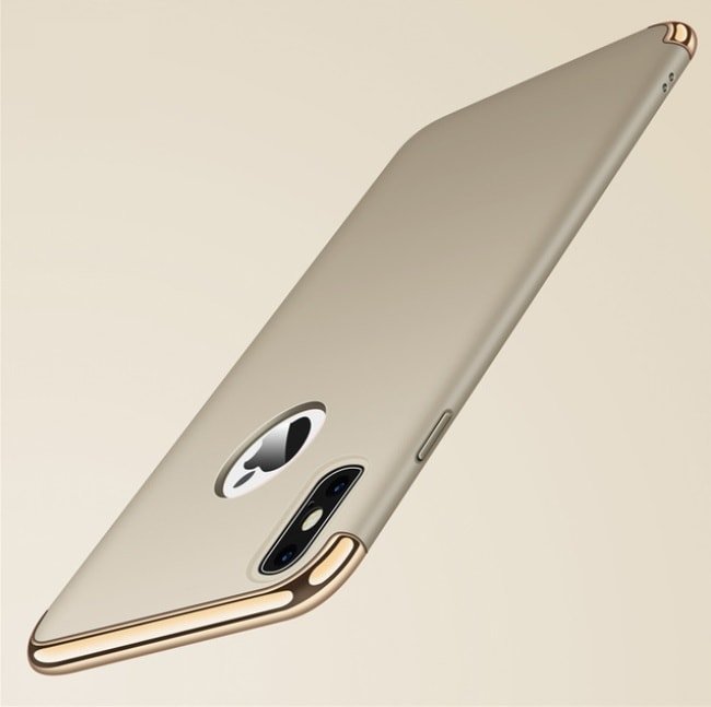 Funda Iphone X Golia Rigida DORADA