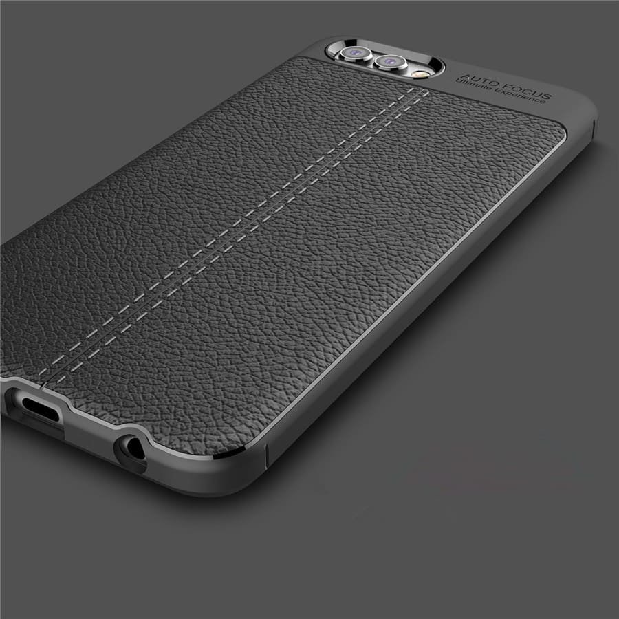 Funda Honor View 10 Gel Cuero 3D.