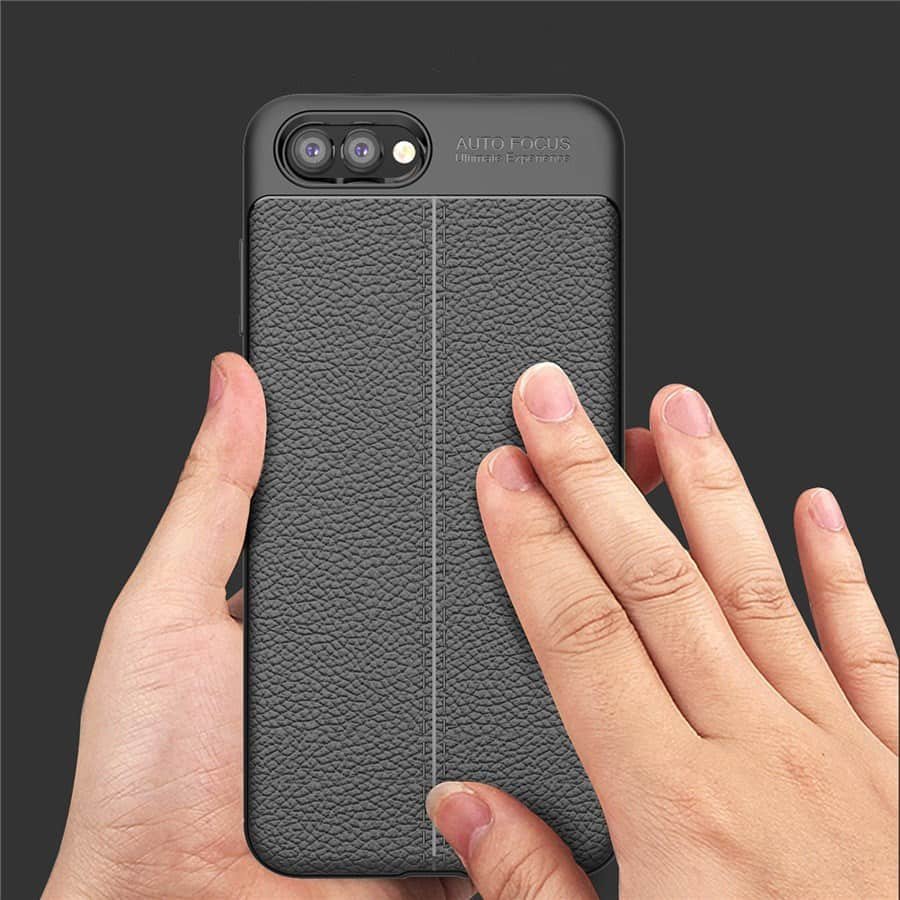 Funda Honor View 10 Gel Cuero 3D.