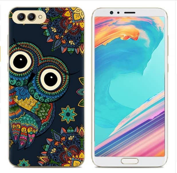 Funda Honor View 10 Gel Dibujo Buho Indestructible de alta calidad.