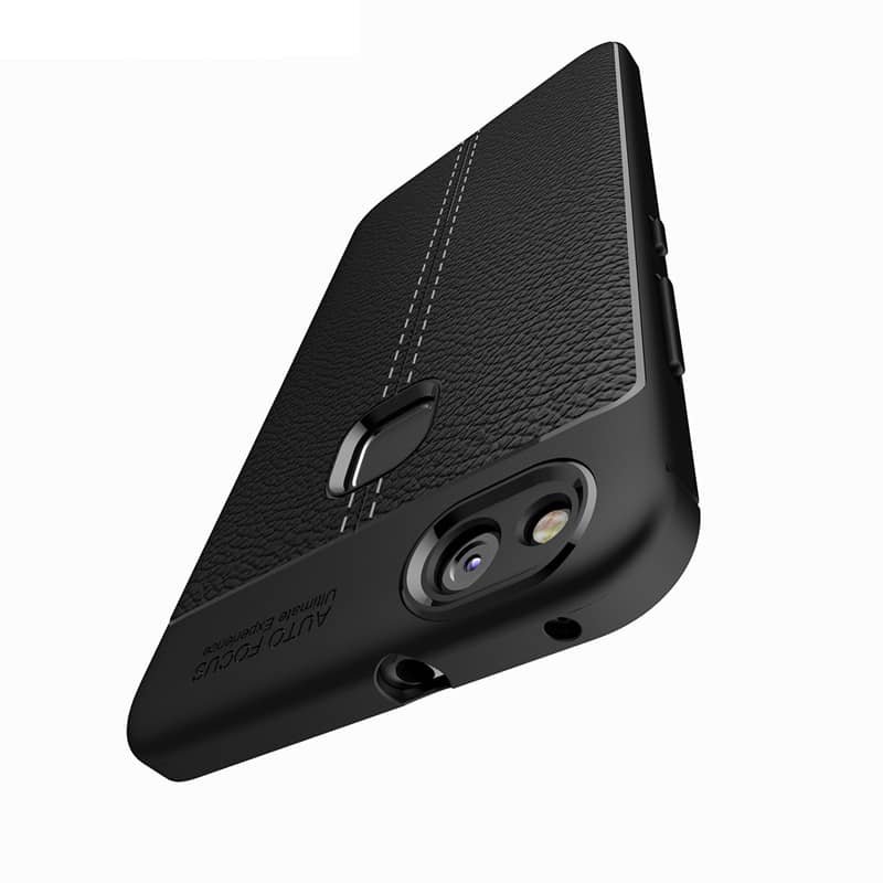 Funda Huawei Mate 10 Lite Tpu Cuero 3D Negra