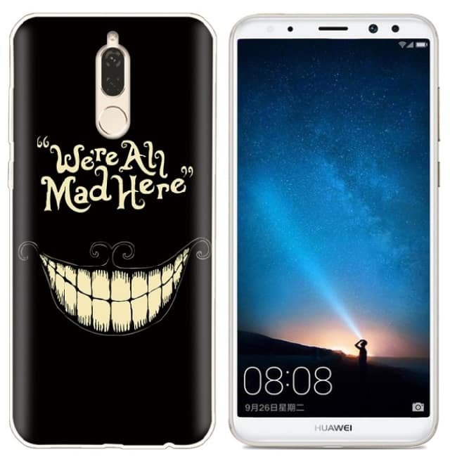 Funda Huawei Mate 10 Lite Gel Dibujo Sonrisa.