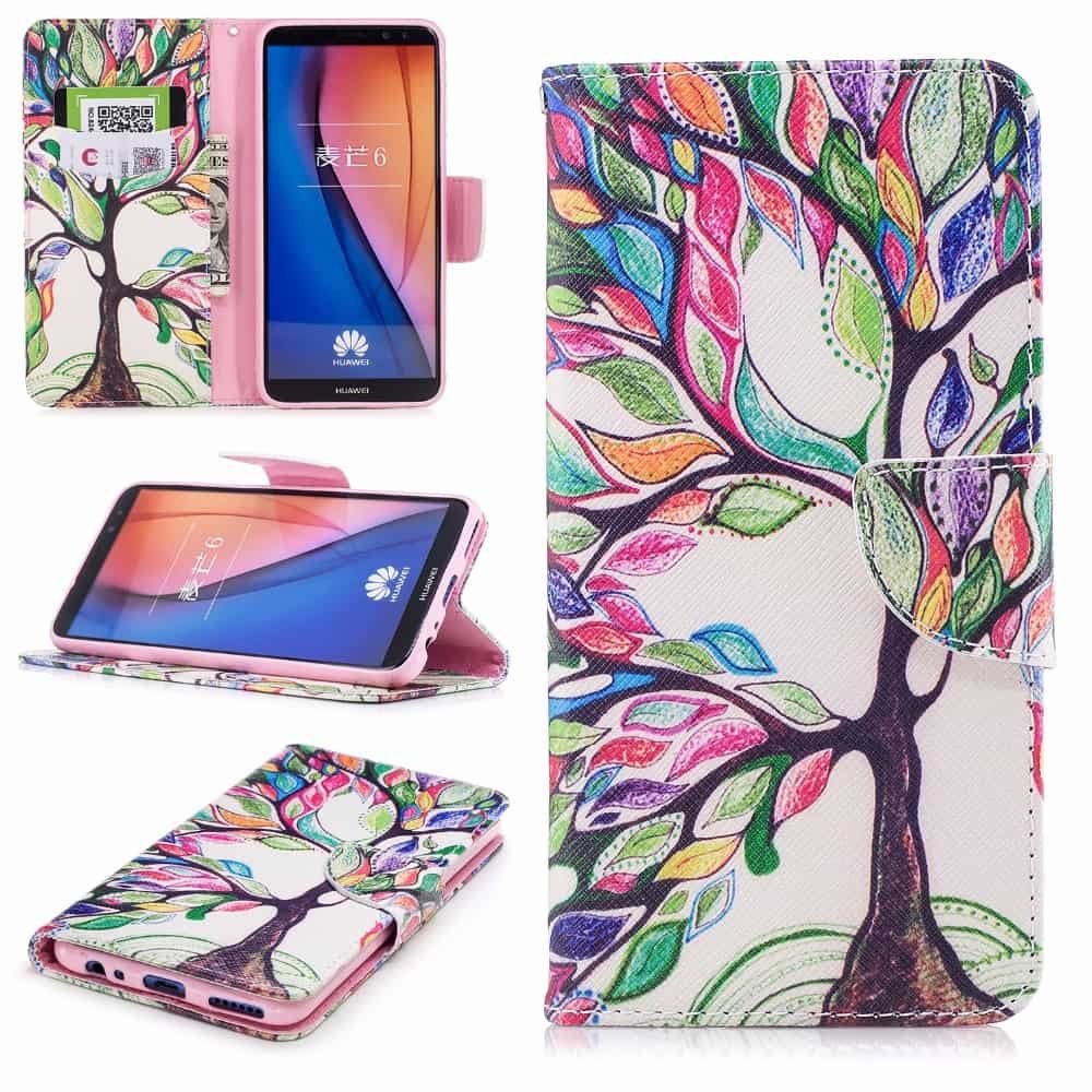 Funda Libro Huawei Mate 10 Lite Arbol