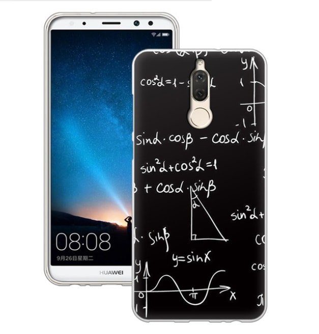 Funda Huawei Mate 10 Lite Gel Dibujo Formulas.