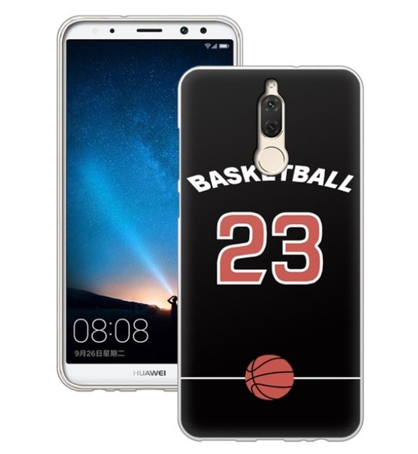 Funda Huawei Mate 10 Lite Gel Dibujo Baloncesto.