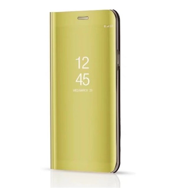 Funda Libro Ventana Translucida Samsung Galaxy Note 8 dorada