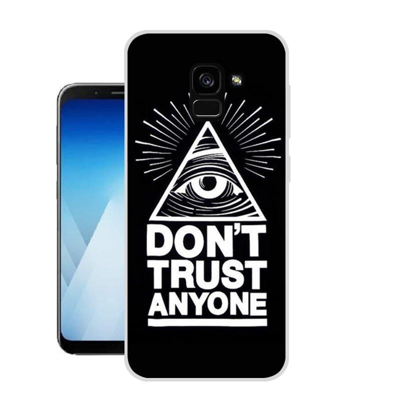 Funda Samsung Galaxy A8 2018 Gel Dibujo Ojo