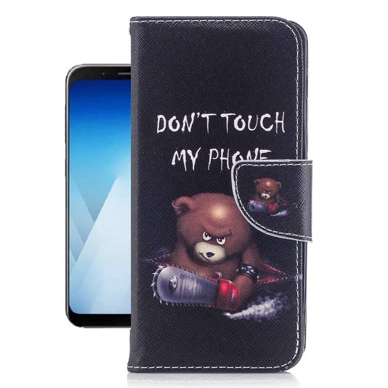 Funda Libro Samsung Galaxy A8 2018 Oso