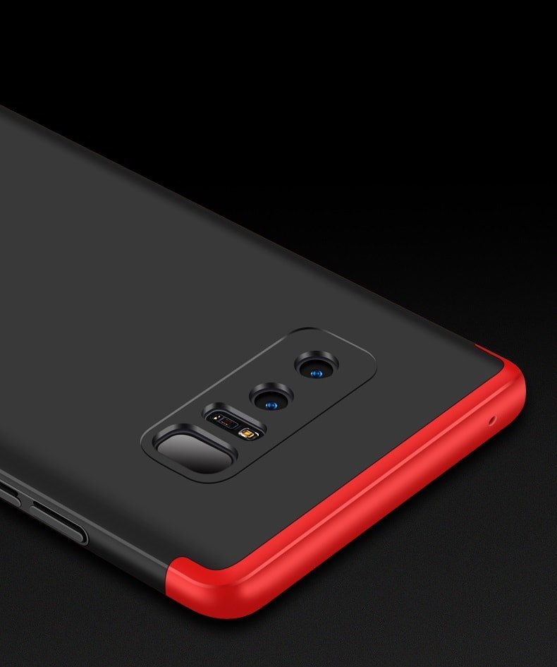 Funda 360 Samsung Galaxy Note 8 Negra y Roja