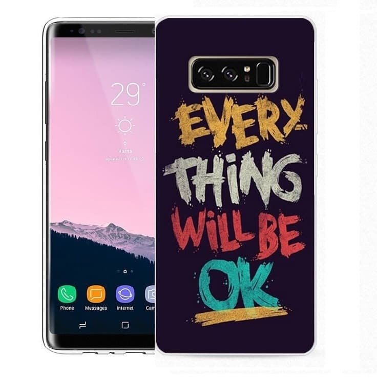 Funda Samsung Galaxy Note 8 Gel Dibujo Cool Indestructible de alta calidad.