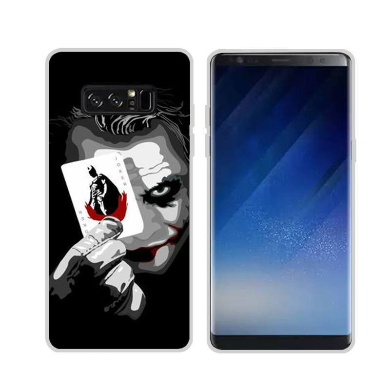 Funda Samsung Galaxy Note 8 Gel Dibujo Joker Indestructible de alta calidad.