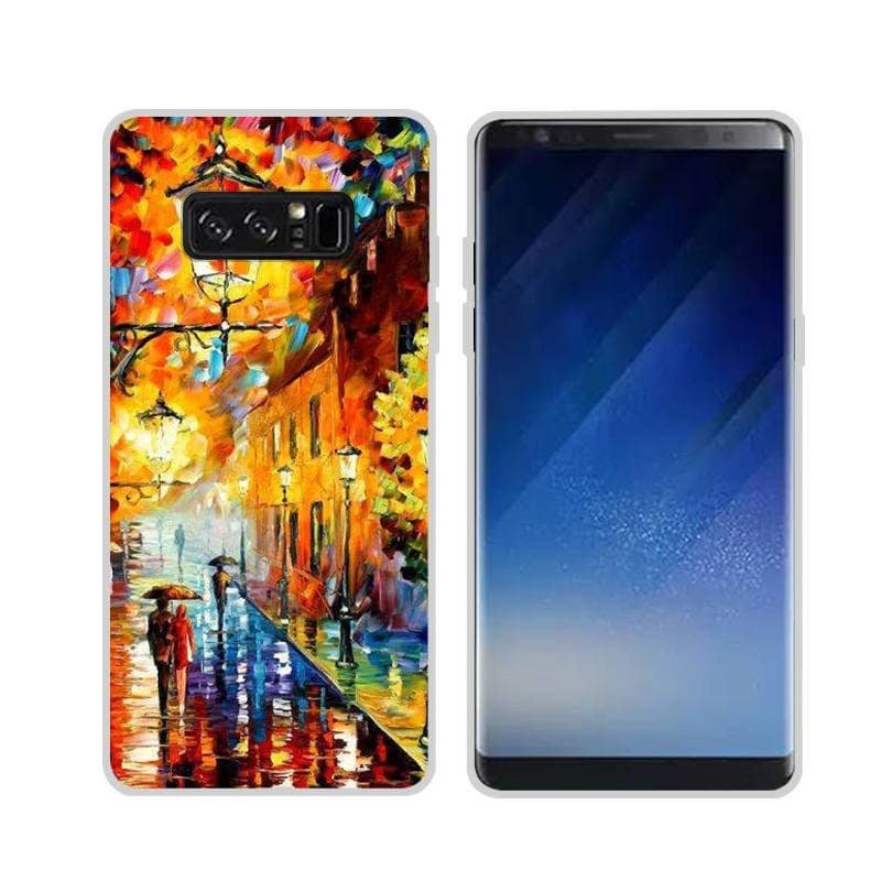 Funda Samsung Galaxy Note 8 Gel Dibujo Pintura Indestructible de alta calidad.