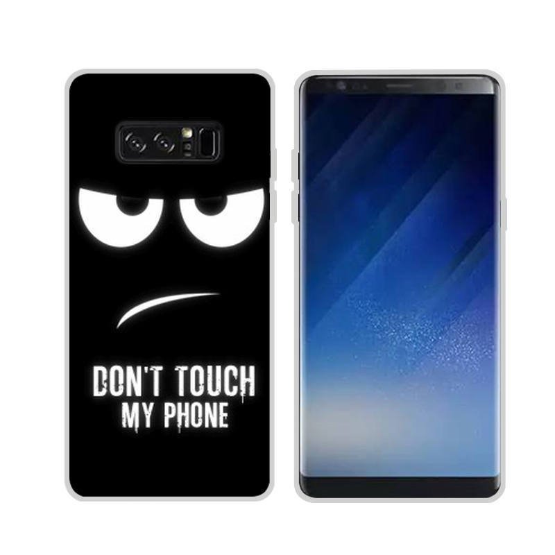 Funda Samsung Galaxy Note 8 Gel Dibujo Enfadado Indestructible de alta calidad.