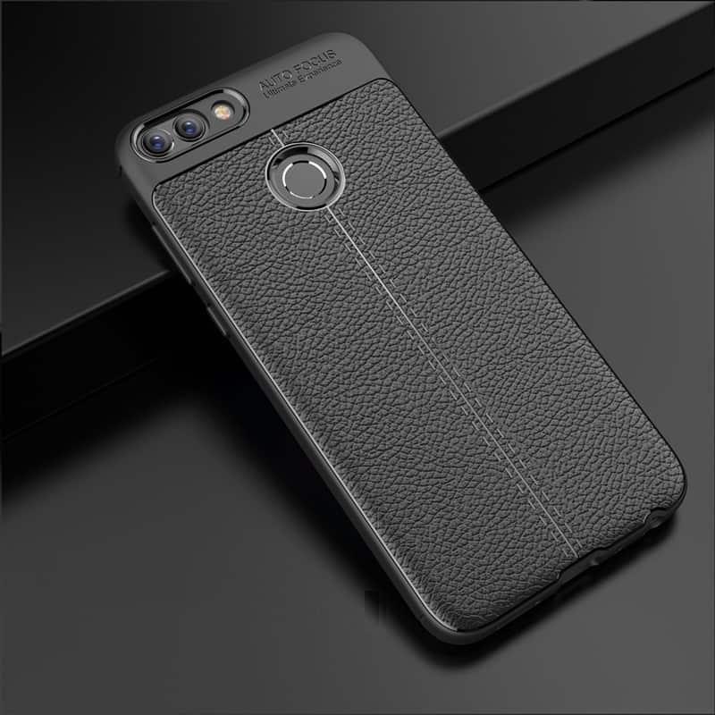 Funda Huawei P Smart Tpu Cuero 3D Gris