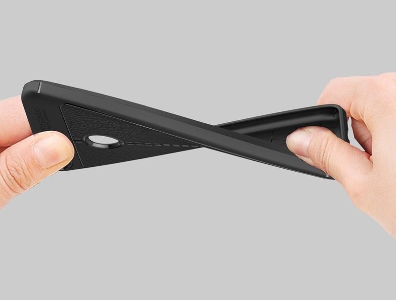 Funda Huawei P Smart Tpu Cuero 3D Gris