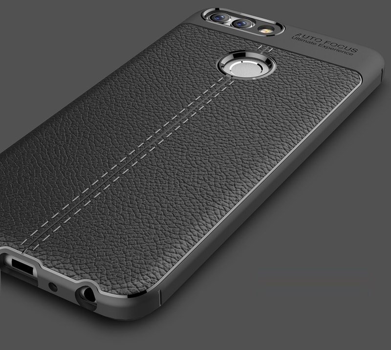 Funda Huawei P Smart Tpu Cuero 3D Azul