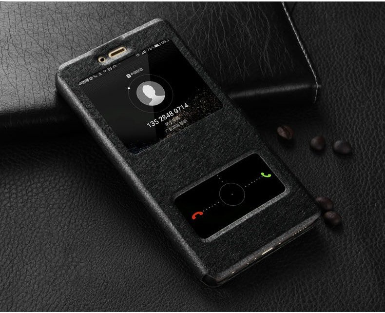 Funda Libro Huawei Mate 10 Lite con Tapa y Soporte negra