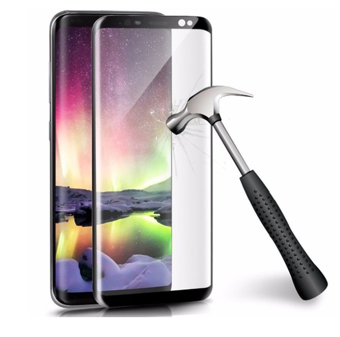 Protector Pantalla Cristal Templado Premium Samsung Galaxy S9 Plus Negro