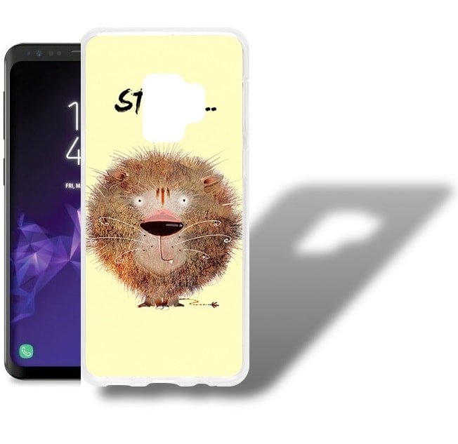 Funda Samsung Galaxy S9 Gel Dibujo Leon