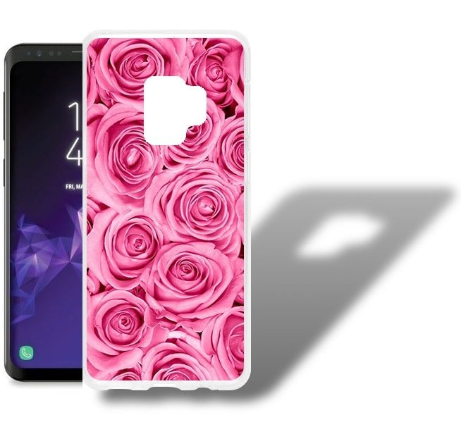 Funda Samsung Galaxy S9 Gel Dibujo Rosas