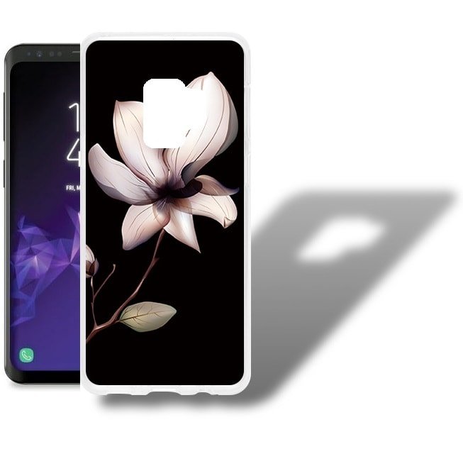 Funda Samsung Galaxy S9 Gel Dibujo Flor