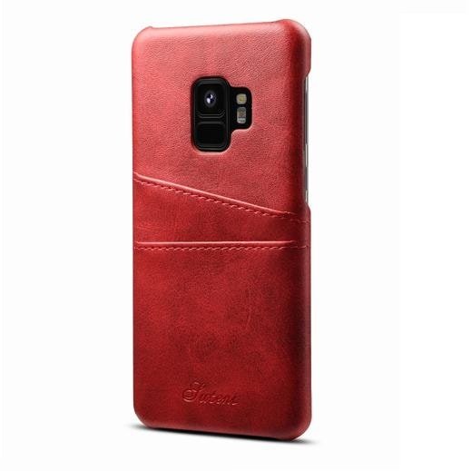 Carcasa Samsung Galaxy S9 Cuero Rojo