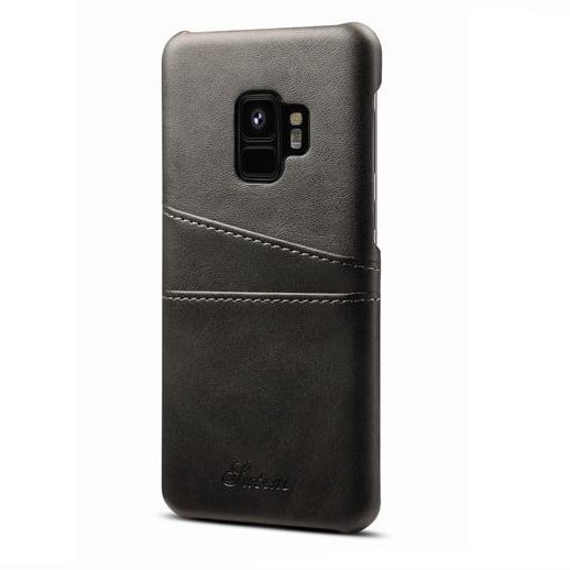 Carcasa Samsung Galaxy S9 Cuero Negra