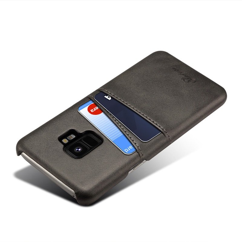 Carcasa Samsung Galaxy S9 Cuero Negra