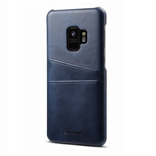 Carcasa Samsung Galaxy S9 Cuero Azul