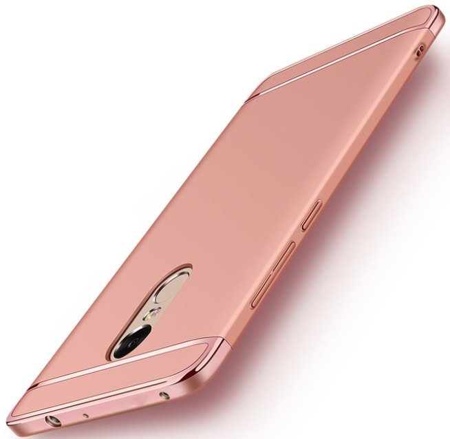 Funda Xiaomi Redmi 5 Plus Cromadas Rosa.