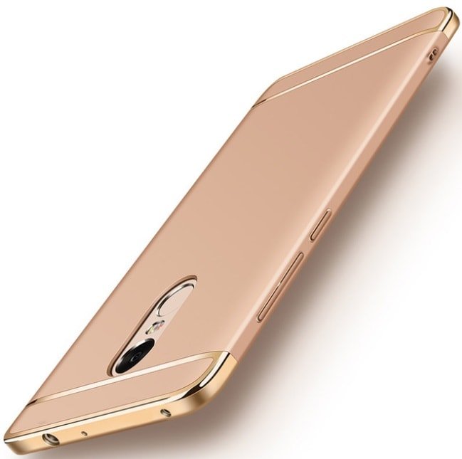 Funda Xiaomi Redmi 5 Plus Cromadas Dorada