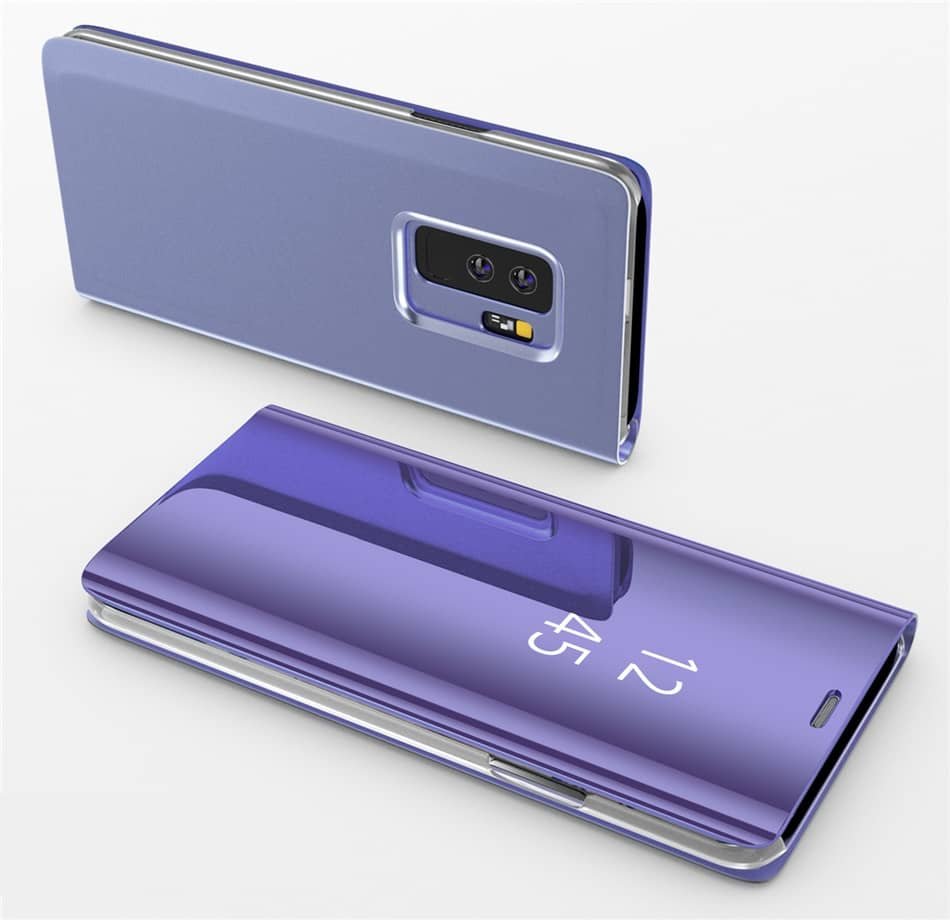 Funda Libro Ventana Translucida Samsung Galaxy S9 Plus Violeta