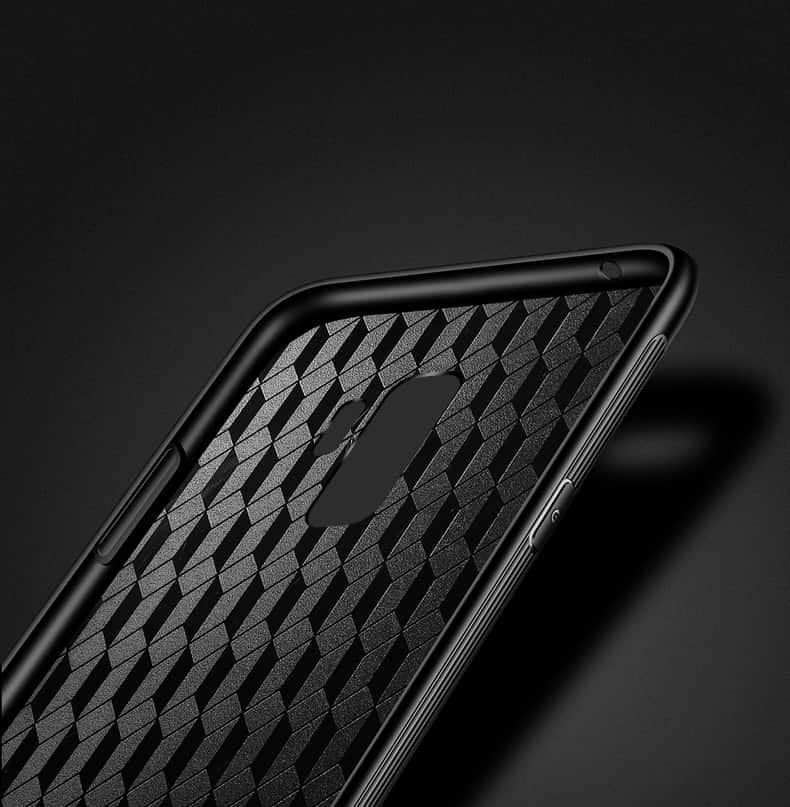 Funda Samsung Galaxy S9 Plus Silicone con trasera Cristal Templado Negro